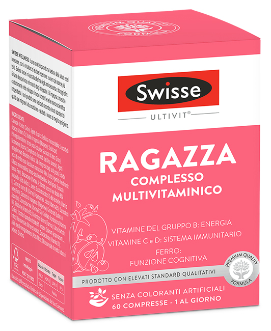 SWISSE MULTIVITAMINICO RAGAZZA 60 COMPRESSE - Luckyfarma.it