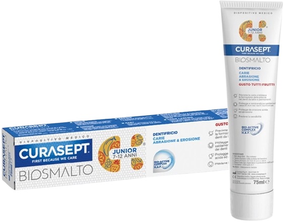 CURASEPT BIOSMALTO DENTIFRICIO JUNIOR 75 ML - Luckyfarma.it