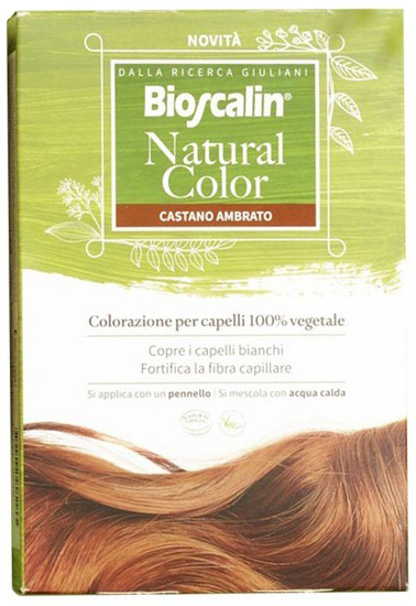 BIOSCALIN NATURAL COLOR CASTANO AMBRATO 70 G - Luckyfarma.it