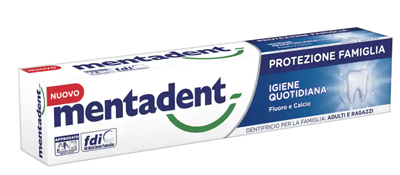 MENTADENT PROTEZIONE FAMIGLIA IGIENE QUOTIDIANA 75 ML - Luckyfarma.it