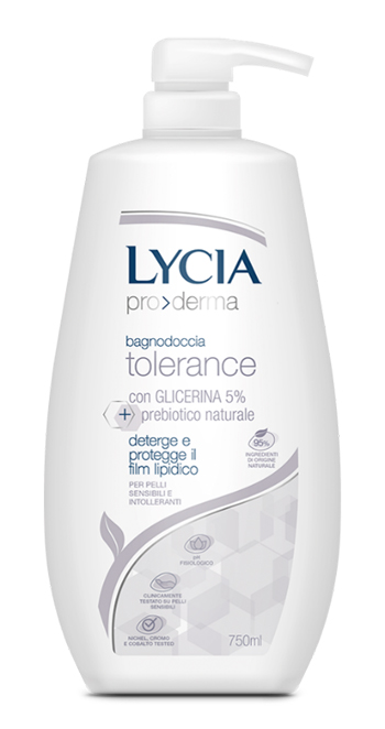 LYCIA PRODERMA BAGNODOCCIA TOLERANCE 750 ML - Luckyfarma.it
