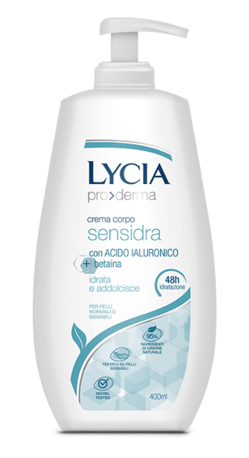 LYCIA PRODERMA CREMA CORPO SENSIDRA 400 ML - Luckyfarma.it