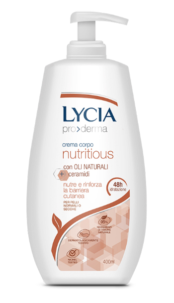 LYCIA PRODERMA CREMA CORPO NUTRITIOUS 400 ML - Luckyfarma.it