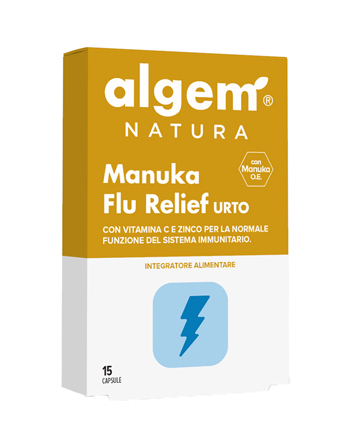 ALGEM MANUKA FLU RELIEF URTO 15 CAPSULE - Luckyfarma.it