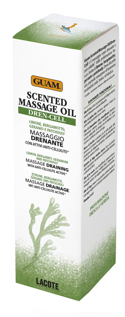 GUAM SCENTED MASSAGE OIL DREN CELL MASSAGGIO DRENANTE CON ATTIVI ANTI-CELLULITE 150 ML - Luckyfarma.it