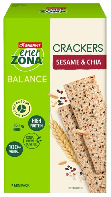 ENERZONA CRACKERS SESAME & CHIA 25 G - Luckyfarma.it