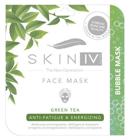 SKIN IV MASCHERA VISO COREANA MONOUSO TE' VERDE DEFATICANTE E ENERGIZZANTE 25 ML - Luckyfarma.it
