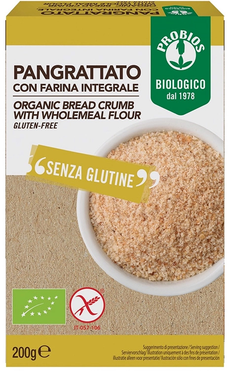 PANGRATTATO CON FARINA INTEGRALE 200 G - Luckyfarma.it