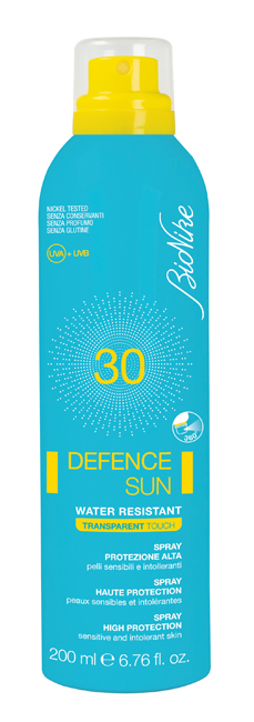 DEFENCE SUN 30 SPRAY TRANSPARENT TOUCH 200 ML - Luckyfarma.it