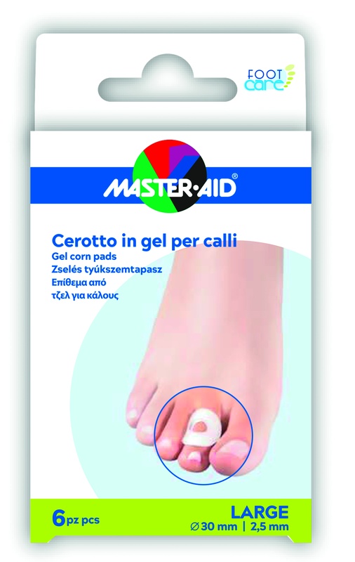 MASTER-AID FOOT CARE CEROTTO GEL CALLI TAGLIA L 6 PEZZI - Luckyfarma.it