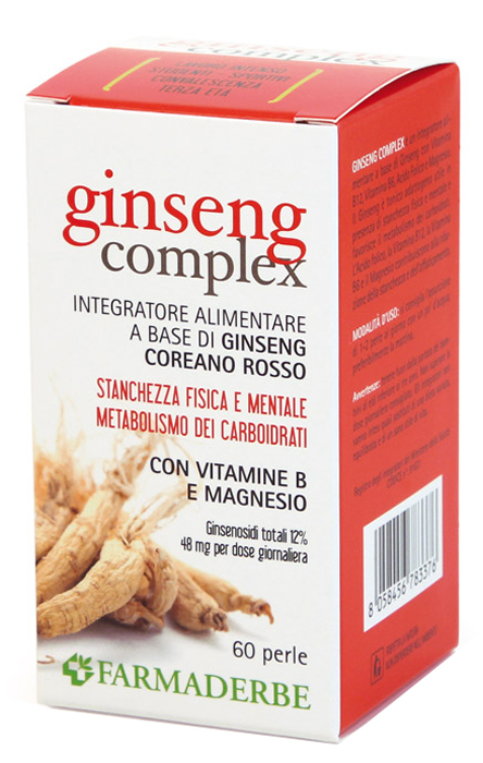 GINSENG COMPLEX EXTRACT 60 PERLE - Luckyfarma.it