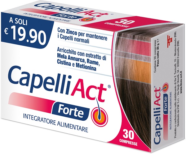 CAPELLI ACT FORTE 30 COMPRESSE - Luckyfarma.it