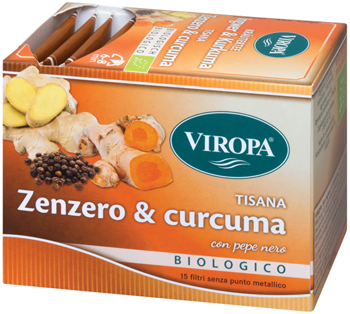 VIROPA TISANA ZENZERO&CURCUMA BIO 15 FILTRI - Luckyfarma.it