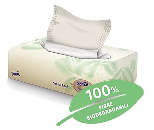 TEMPO BOX FAZZOLETTI NATURAL&SOFT 70 PEZZI - Luckyfarma.it
