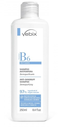 VEBIX PHYTAMIN SHAMPOO ANTIFORFORA DERMOPURIFICANTE 250 ML - Luckyfarma.it