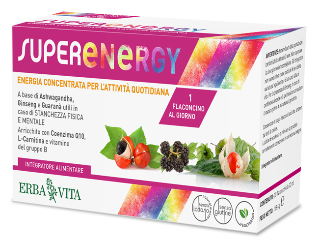 SUPER ENERGY 10 FLACONCINI - Luckyfarma.it