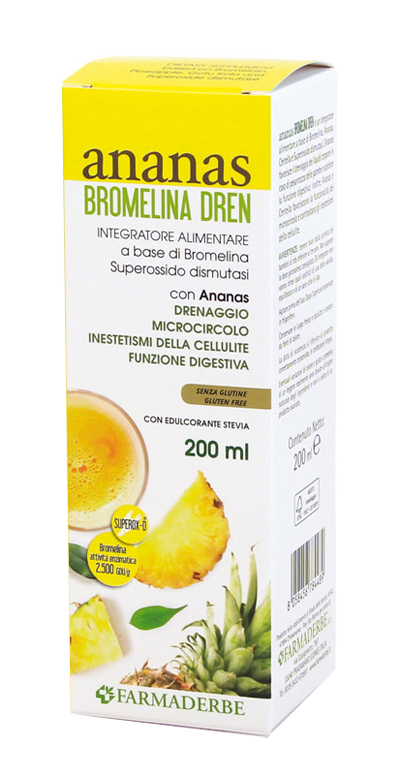 ANANAS BROMELINA DREN 200 ML - Luckyfarma.it
