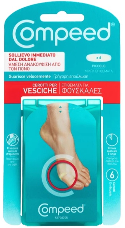 COMPEED CEROTTI PER VESCICHE PICCOLO 6 PEZZI - Luckyfarma.it