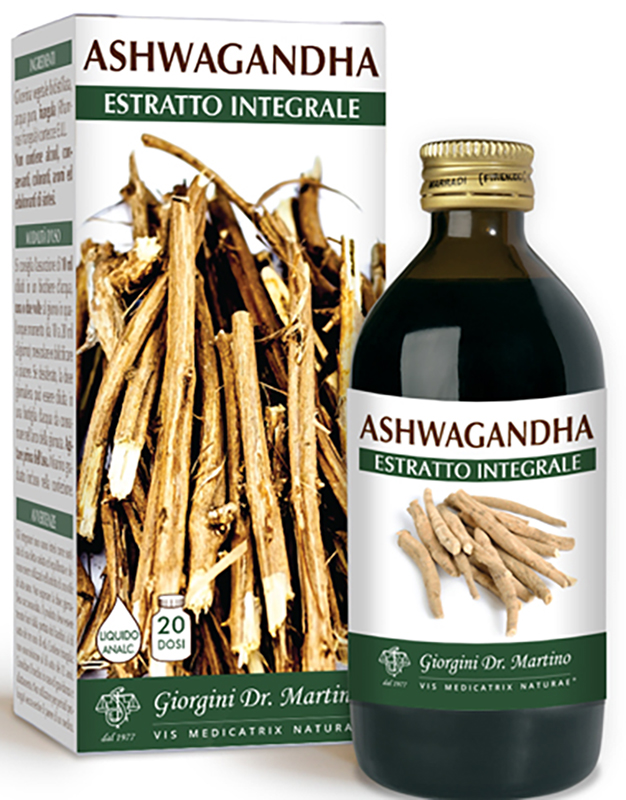 ASHWAGANDHA ESTRATTO INTEGRALE 200 ML - Luckyfarma.it