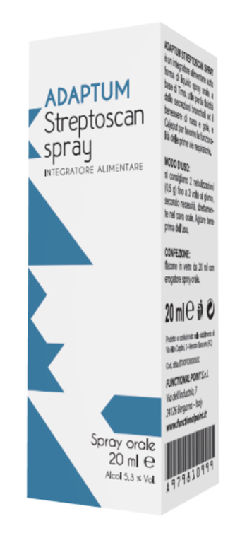 ADAPTUM STREPTOSCAN SPRAY 20 ML - Luckyfarma.it