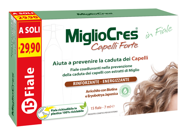 MIGLIOCRES FORTE 15 FIALE TRATTAMENTO DERMOCOSMETICO - Luckyfarma.it