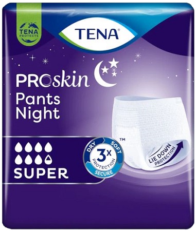 PANNOLONE PULL UP NOTTE TENA PANTS NIGHT M 10 PEZZI - Luckyfarma.it