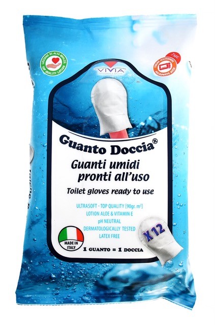 VIVIA GUANTO DOCCIA SENZA RISCIACQUO 12 PEZZI - Luckyfarma.it