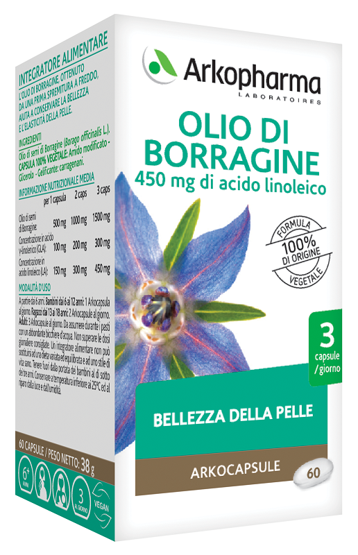 ARKOCPS OLIO BORRAGINE BIO 60 CAPSULE - Luckyfarma.it