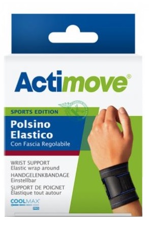 ACTIMOVE SPORTS EDITION POLSINO ELASTICO CON FASCIA REGOLABILE UNIVERSALE - Luckyfarma.it