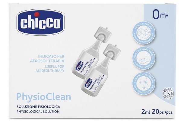CHICCO SOLUZIONE PHYSIOCLEAN 2 ML 20 PEZZI - Luckyfarma.it