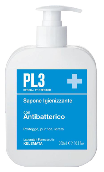 PL3 SAPONE IGIENIZZANTE CON ANTIBATTERICO 300 ML - Luckyfarma.it