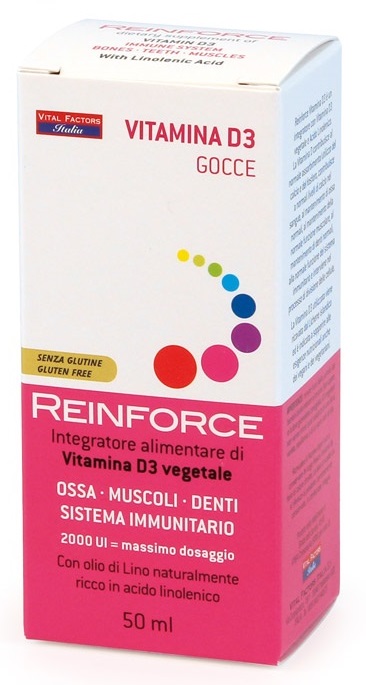 REINFORCE VITAMINA D3 GOCCE 50 ML - Luckyfarma.it