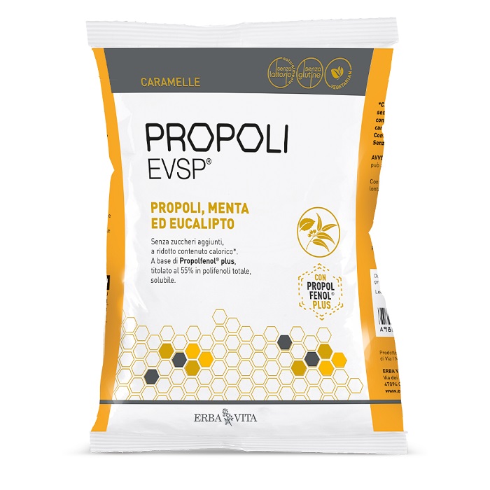 PROPOLI EVSP CARAMELLE PROPOLI MENTA EUCALIPTO 65 G - Luckyfarma.it