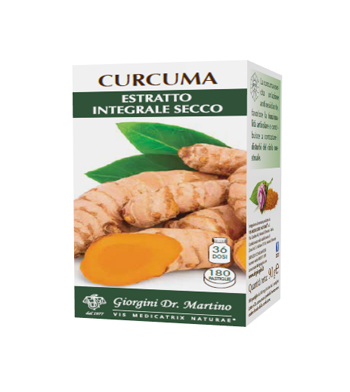 CURCUMA ESTRATTO INTEGRALE SECCO 180 PASTIGLIE - Luckyfarma.it
