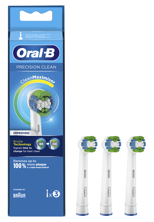 ORALB PRECISION CLEAN EB20 TESTINA PER SPAZZOLINO ELETTRICO 3 PEZZI - Luckyfarma.it