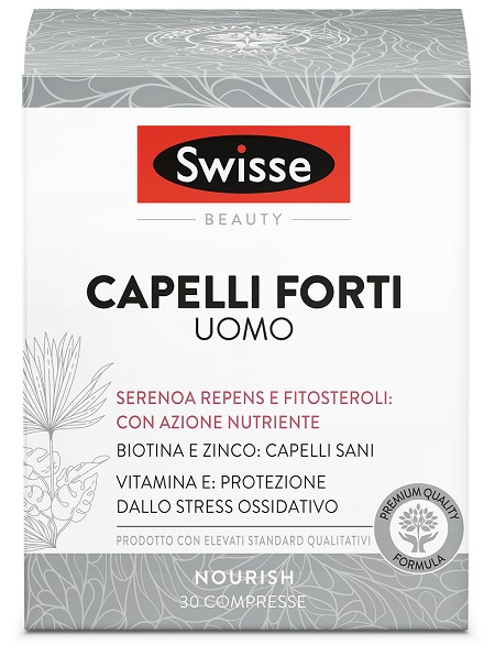 SWISSE CAPELLI FORTI UOMO 30 COMPRESSE - Luckyfarma.it