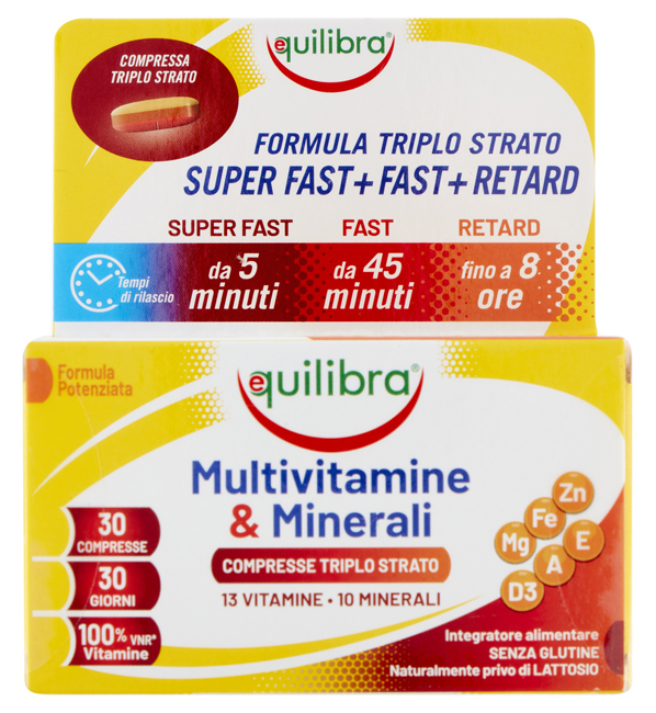 MULTIVITAMINE&MINERALI 30 COMPRESSE - Luckyfarma.it