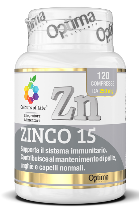 COLOURS OF LIFE ZINCO 15 120 COMPRESSE - Luckyfarma.it