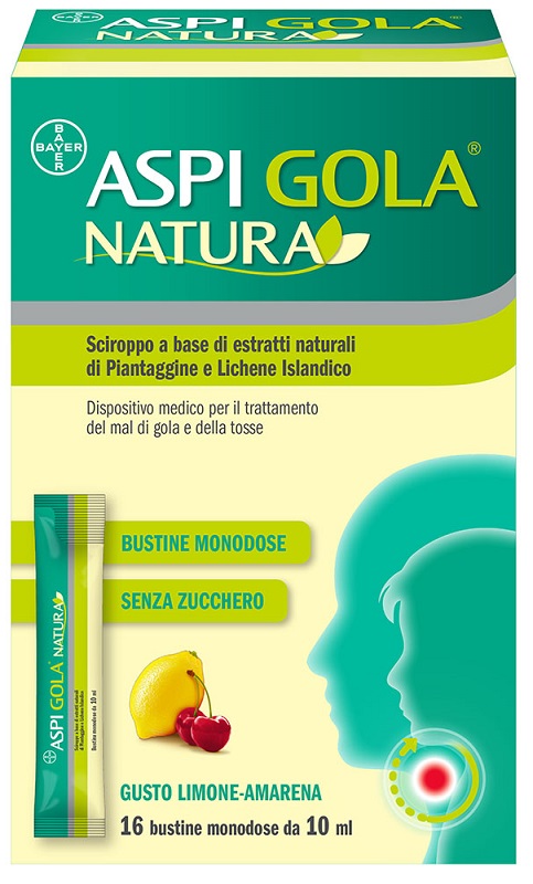 ASPI GOLA NATURA 16 BUSTINE MONODOSE DA 10 ML - Luckyfarma.it