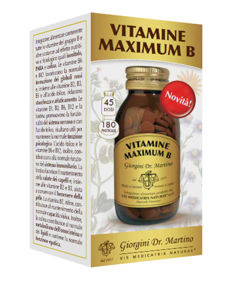 VITAMINE MAXIMUM B 180 PASTIGLIE - Luckyfarma.it