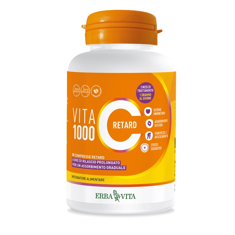 VITA C 1000 RETARD 90 COMPRESSE - Luckyfarma.it