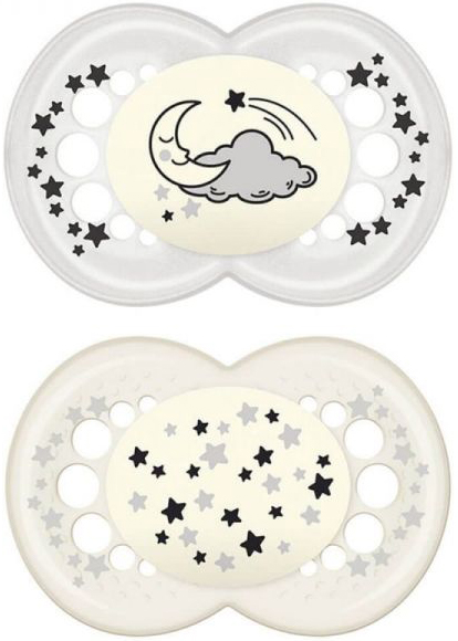 MAM NIGHT SUCCHIETTO 6+ MESI SILICONE DOPPIO NEUTRO - Luckyfarma.it
