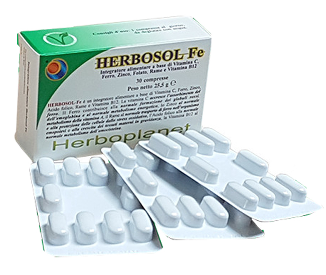 HERBOSOL FE 30 COMPRESSE - Luckyfarma.it