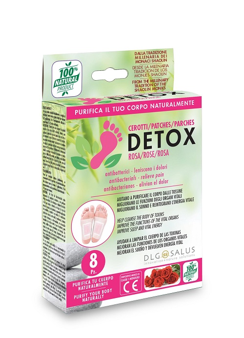 CEROTTI DETOX PIEDI ROSA 8 PEZZI - Luckyfarma.it