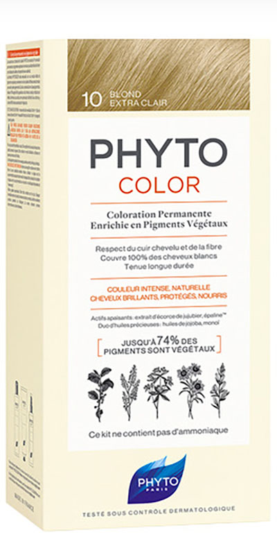PHYTOCOLOR 10 BIONDO CHIARISSIMO EXTRA LATTE 50 ML + CREMA 50 ML + MASCHERA 12 ML - Luckyfarma.it