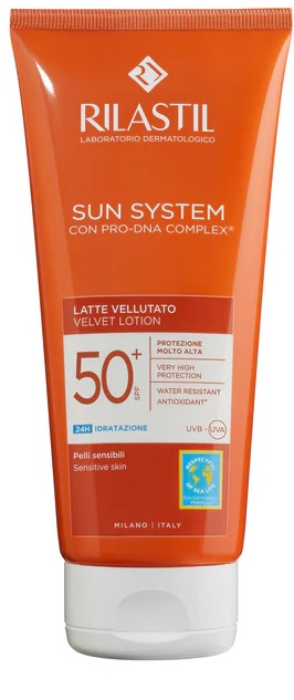 RILASTIL SUN SYSTEM PHOTO PROTECTION TERAPY SPF 50+ LATTE VELLUTANTE 200 ML - Luckyfarma.it