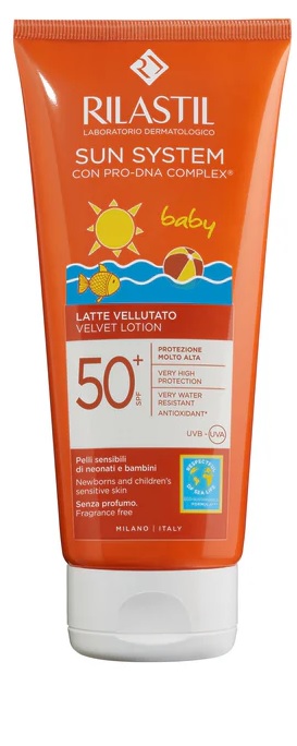 RILASTIL SUN PPT SPF 50+ BABY LATTE VELLUTO 200 ML - Luckyfarma.it