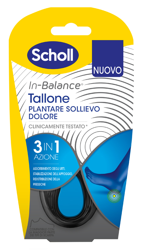 SCHOLL PLANTARE TALLONE L 2 PEZZI - Luckyfarma.it