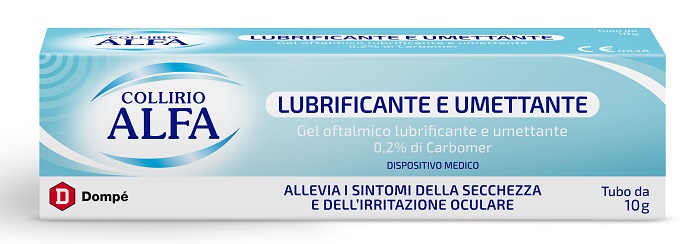 COLLIRIO ALFA LUBRIFICANTE E UMETTANTE GEL 10 ML - Luckyfarma.it