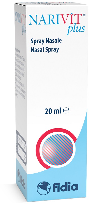 NARIVIT PLUS SPRAY NASALE 20 ML CON ACIDO IALURONICO CROSS-LINKATO D-PANTENOLO BIOTINA VITAMINA E VITAMINA E - Luckyfarma.it